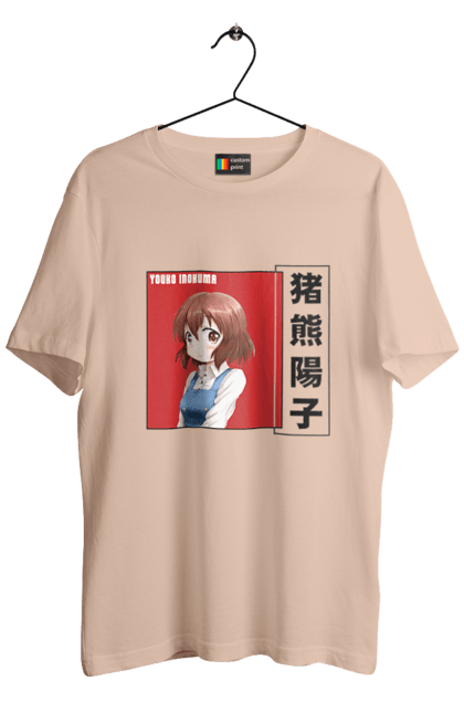 Men's t-shirt with prints Kiniro Mosaic Yoko Inokuma. Anime, gold mosaic, kiniro mosaic, kinmoza, manga, yoko, yoko inokuma. 2070702