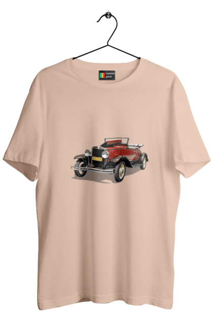 Men`s t-shirt with prints Auto.4. Auto, photo, professional photo, retro car. 2070702