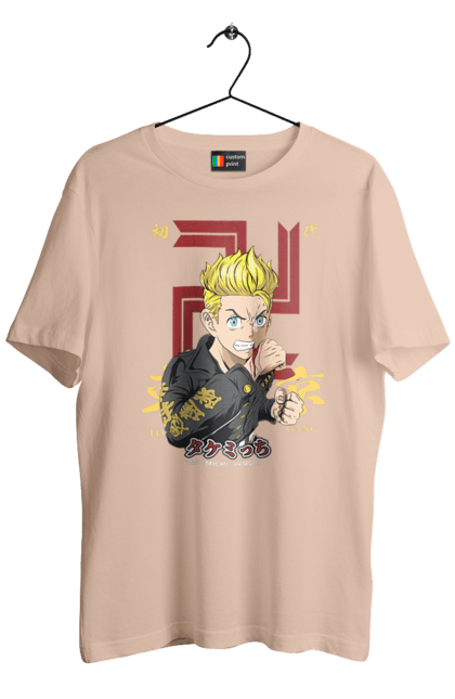 Men's t-shirt with prints Tokyo Avengers Takemichi. Action movie, anime, fantasy, game, manga, takemichi, thriller, tokyo avengers, tokyo revengers, tv series. 2070702