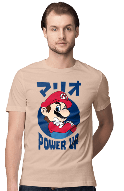 Men's t-shirt with prints The Super Mario Bros.. Character, game, mario, mario bros, nintendo, super mario bros. 2070702