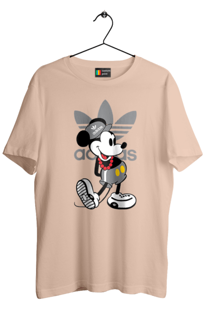 Men's t-shirt with prints Adidas Mickey Mouse. Adidas, cartoon, disney, mickey, mickey mouse. 2070702