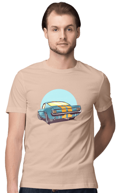 Футболка чоловіча з принтом "Авто". Авто, герой, гроші, монстр, музика, новий, персонаж, робот, супер герой. 2070702