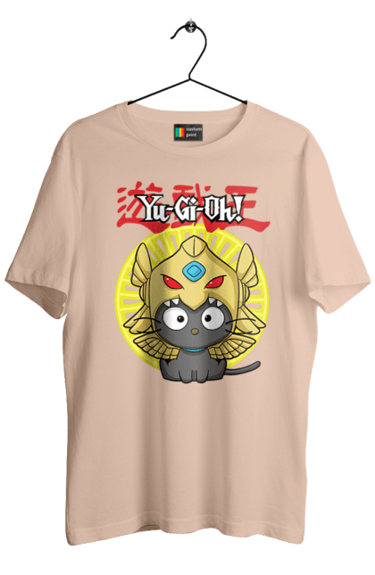 Men's t-shirt with prints Yu Gi Oh! Chococat. Brand, character, chococat, hello kitty, yu gi oh, yugio. 2070702