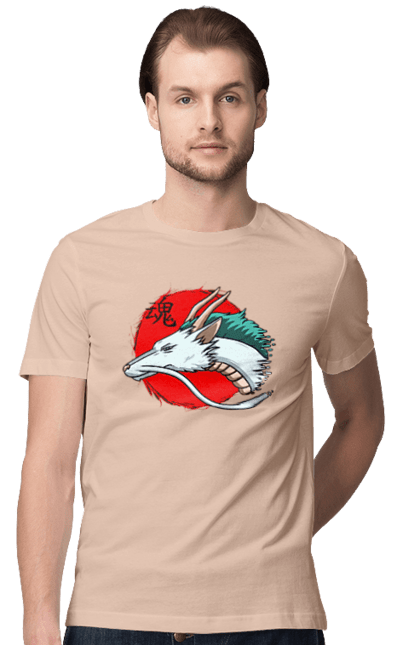 Men's t-shirt with prints Spirited Away Haku. Dragon, haku, spirited away, studio ghibli. 2070702