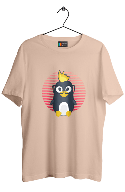 Футболка чоловіча з принтом "Лінукс". Айті, айтішнік, девелопер, іт, программіст, розробник. 2070702