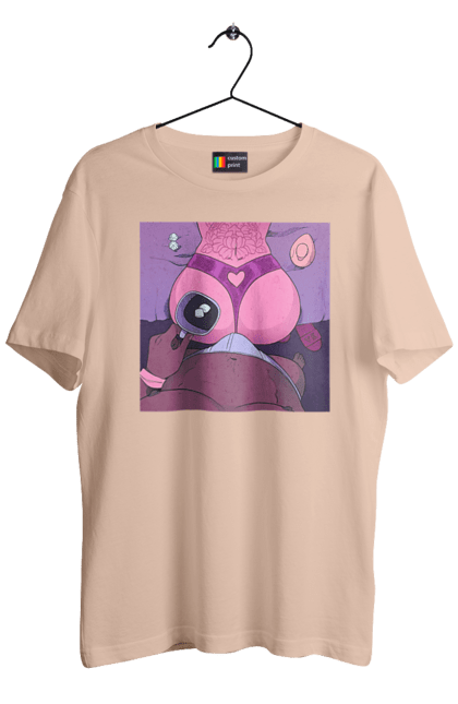 Футболка чоловіча з принтом "Ранкова Кава З Жопкою". Гола, жопа, кава, труси. 2070702