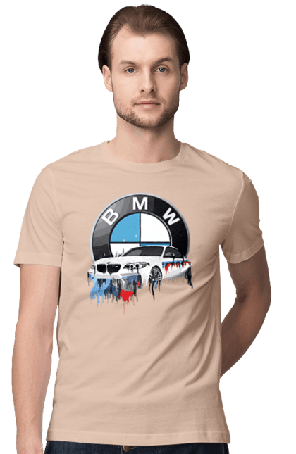 Футболка чоловіча з принтом "BMW". Bmw, авто, бмв, бмв фан, фанклуб. 2070702