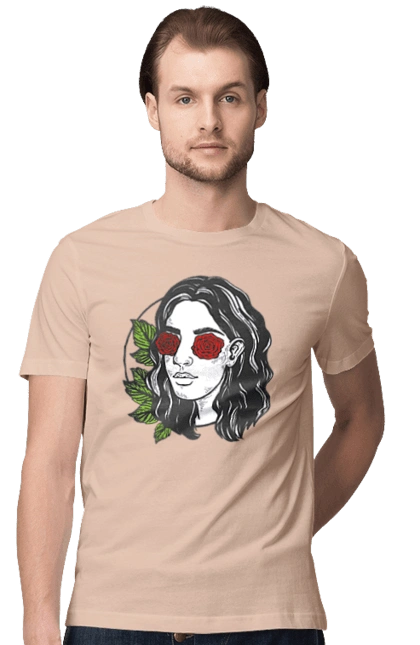 Girl With Roses In The Eyes