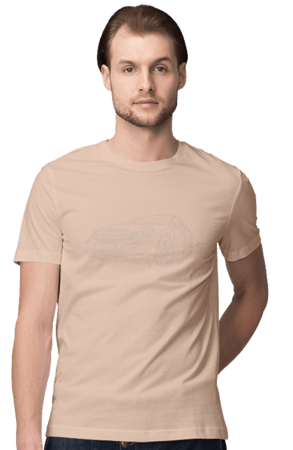 Men`s t-shirt with prints car Mercedes. Auto, mercedes. 2070702