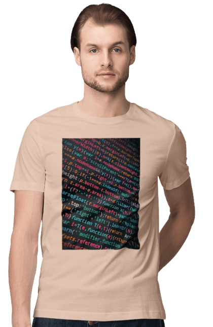 Футболка чоловіча з принтом "Код". Angular, c, css, html, it, javascript, jquery, php, python, react, svelt, vue, айтишник, айті, гумор, код, кодувати, прогер, програміст, програмісти, ти ж, ти ж програміст, тиж програміст. 2070702