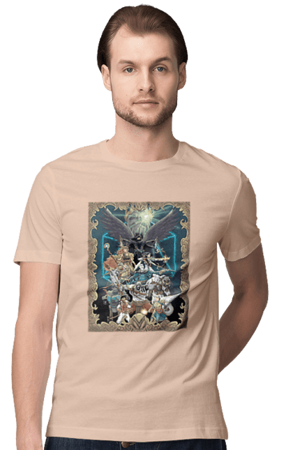 Футболка чоловіча з принтом "Легенда вокс машина". Вокс, вокс машина, машина, мультсериал, приключения, сериал, фентезі. 2070702