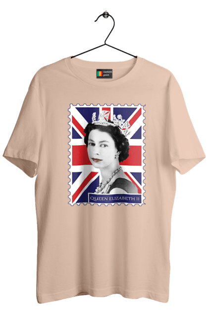 Men's t-shirt with prints Queen Elizabeth II. Britain, british, england, platinum jubilee, queen, queen elizabeth, queen elizabeth ii, rip queen elizabeth. 2070702