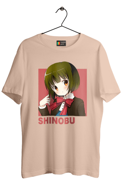 Men's t-shirt with prints Kiniro Mosaic Shinobu Omiya. Anime, gold mosaic, kiniro mosaic, kinmoza, manga, shinobu, shinobu omiya. 2070702