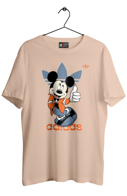 Men's t-shirt with prints Adidas Mickey Mouse. Adidas, cartoon, disney, mickey, mickey mouse. 2070702