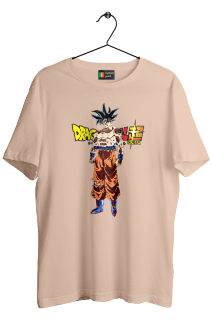 Men's t-shirt with prints Dragon Ball Son Goku. Anime, dragon ball, goku, manga, son goku, tv series. 2070702