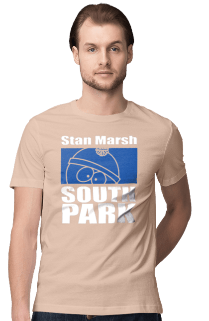 Men's t-shirt with prints South Park Stan Marsh. Cartoon series, south park, stan, stan marsh. 2070702