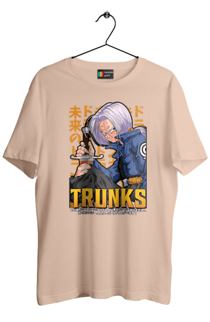 Футболка чоловіча з принтом "Перли дракона Транкс". Anime, dragon ball, manga, trunks, аніме, манга, перли дракона, транкс. 2070702