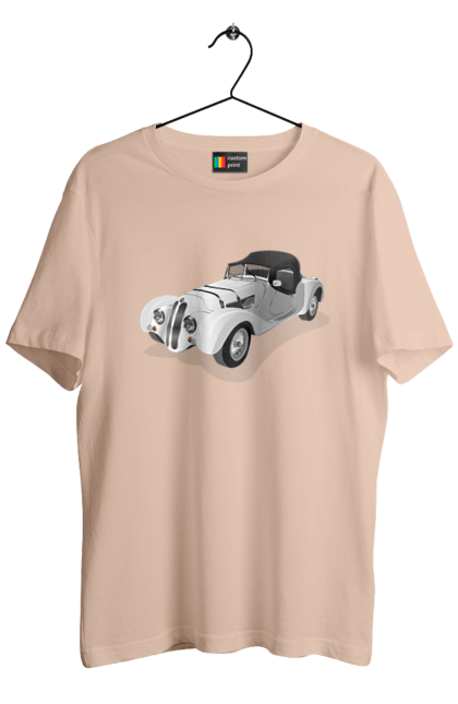 Men`s t-shirt with prints Car. Auto, car, classic, old, old machine. 2070702