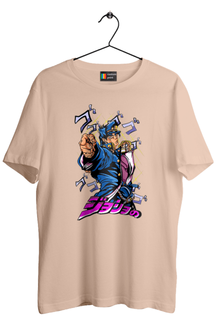 Men's t-shirt with prints JOJO Jotaro. Anime, jojo, jojo`s bizarre adventure, jojo’s bizarre adventure, jotaro, jotaro kujo, manga. 2070702