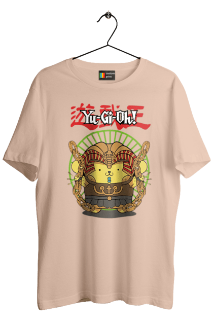 Men's t-shirt with prints Yu Gi Oh! Pompompurin. Brand, character, hello kitty, pompompurin, yu gi oh, yugio. 2070702