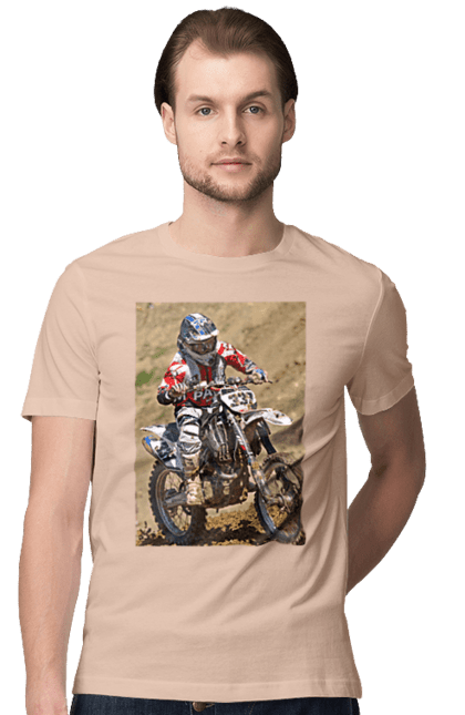 Футболка мужская с принтом МОТОГОНЩИК. Мото, мотогонщик, мотоцикл, спорт, спортсмен. 2070702