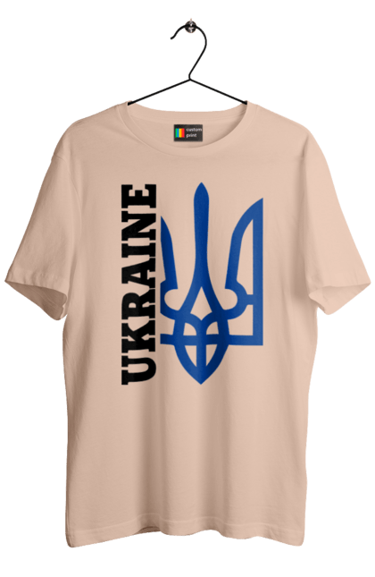 Футболка чоловіча з принтом "Герб України". Герб, україна. 2070702