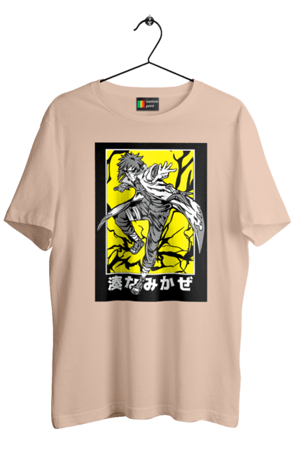 Men's t-shirt with prints Naruto. Anime, character, manga, minato namikaze, naruto, naruto, ninja, tv series. 2070702