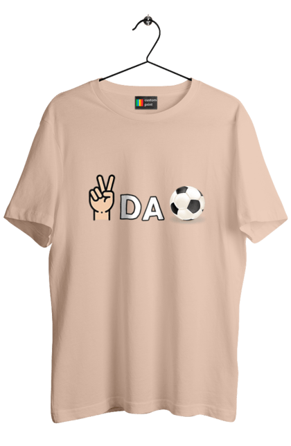 Футболка чоловіча з принтом "Ребус піс да бол". Гумор, мем, писдабол, прикольна, ребус, смішна. 2070702