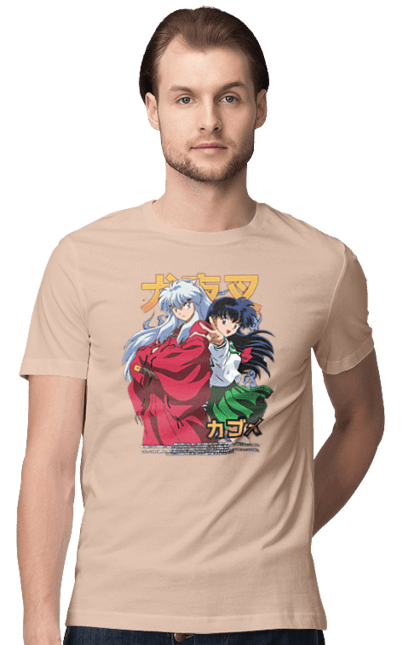 Футболка чоловіча з принтом "Inuyasha". Anime, inuyasha, manga, rumiko takahashi, аніме, демон охоронець, манга, руміко такахасі. 2070702