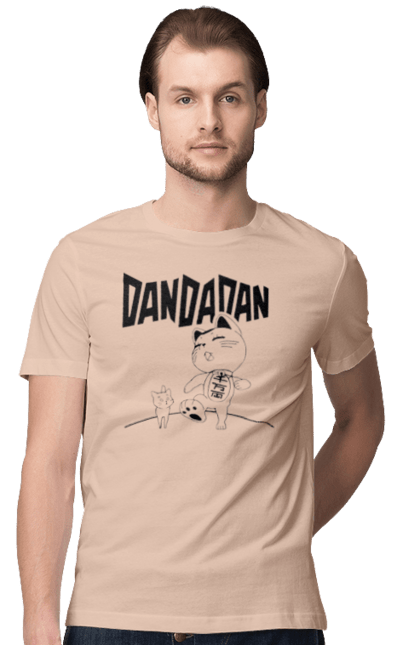 Футболка чоловіча з принтом "Дандадан Турбо бабка". Dandadan, turbo granny, yokai, аніме, дандадан, йокай, манга, турбо-бабка. 2070702