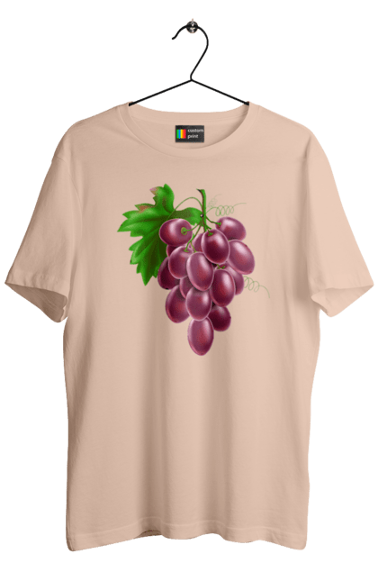 Men`s t-shirt with prints Grapes. Grapes. 2070702