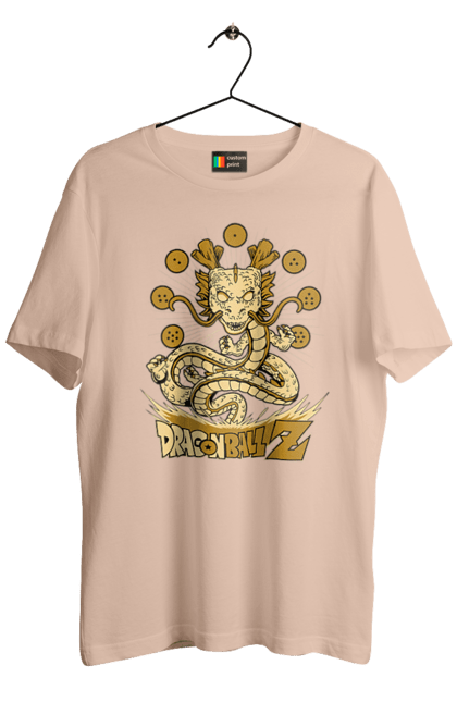 Men's t-shirt with prints Dragon Ball Shenron. Anime, dragon ball, manga, shenron, tv series. 2070702