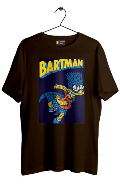 Футболка чоловіча з принтом "Симпсоны". Барт, мультфильм, симпсоны, супергерой, супермен. PrintMarket - інтернет-магазин одягу та аксесуарів з принтами плюс конструктор принтів - створи свій унікальний дизайн