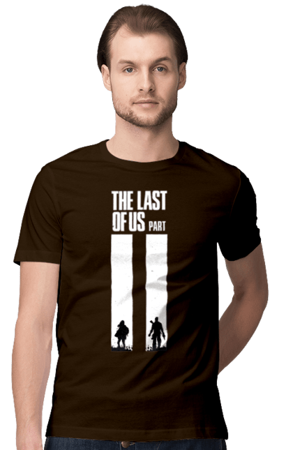 Футболка чоловіча з принтом "Last of Us". Playstation, ps5, виживання, гра, жахи, комп`ютерна гра, людожери. PrintMarket - інтернет-магазин одягу та аксесуарів з принтами плюс конструктор принтів - створи свій унікальний дизайн