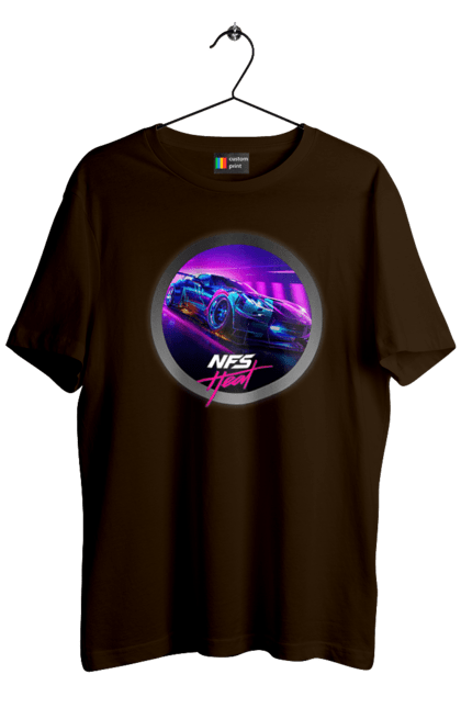 Футболка чоловіча з принтом "Need for speed Heat". Heat, need, need for speed, nfs, speed, unbound, нид, нфс, спид, фор. PrintMarket - інтернет-магазин одягу та аксесуарів з принтами плюс конструктор принтів - створи свій унікальний дизайн
