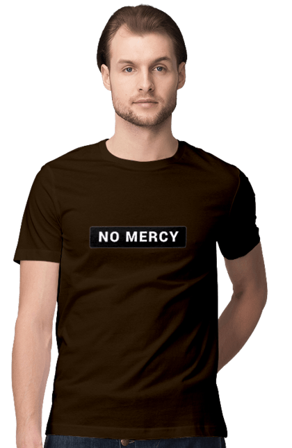 Футболка чоловіча з принтом "No mercy". Mercy, no mercy, нет пощады. futbolka.stylus.ua