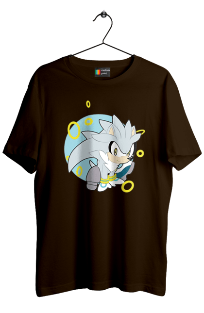 Футболка чоловіча з принтом "Сонік". Sega, гра, сонік. CustomPrint.market