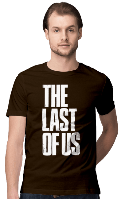 Футболка чоловіча з принтом "Last of Us". Playstation, ps5, виживання, гра, жахи, комп`ютерна гра, людожери. KRUTO.  Магазин популярних футболок