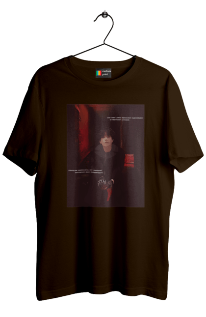 Футболка чоловіча з принтом "BTS | kpop | Jungkook". Bts, jk, jungkook, kpop, ченгук. CustomPrint.market