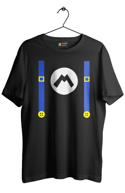 Men's t-shirt with prints Mario. Character, game, mario, mario bros, nintendo. 2070702