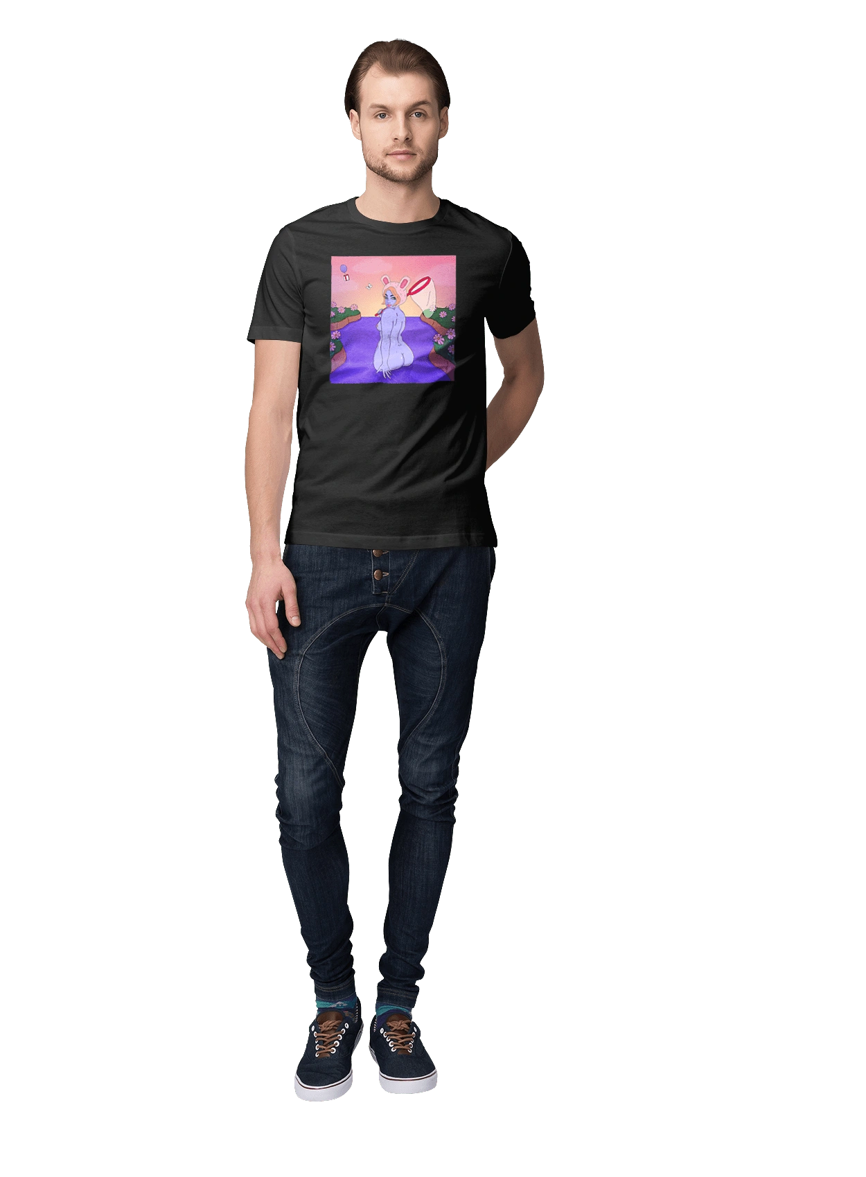 Purple Girl On The Hunt