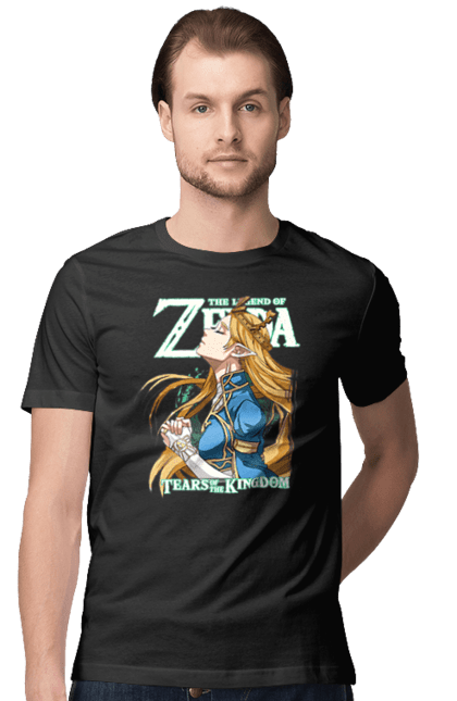 Men's t-shirt with prints The Legend of Zelda Princess Zelda. Legend of zelda, nintendo, princess, princess zelda, zelda. 2070702