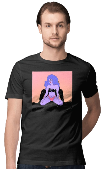 Фіолетова Дівчина В Трусиках