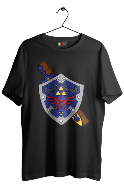 Men's t-shirt with prints The Legend of Zelda. Action movie, adventure, arcade, game, legend of zelda, nintendo, quest, shigeru miyamoto, video game, zelda. 2070702