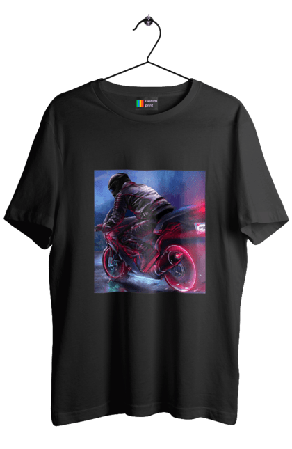 Футболка чоловіча з принтом "Мотоцикл". Motolove, мотолов, мотоцикл, опві, україна. 2070702