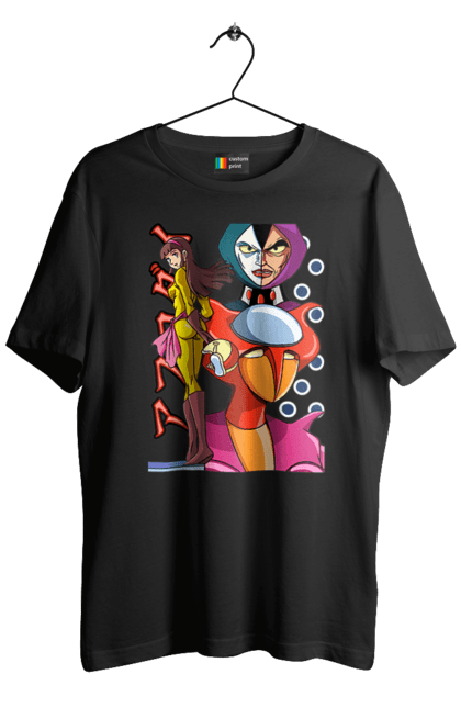 Men's t-shirt with prints Mazinger Z Aphrodite. Anime, aphrodite, manga, mazinger z, mecha, robots. 2070702