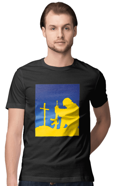 Футболка чоловіча з принтом "Патріот". Патриот, патриотизм, победа, свобода, украина, украинец. 2070702