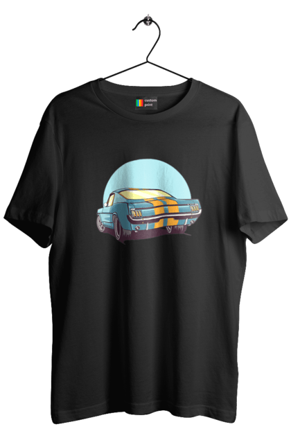 Футболка чоловіча з принтом "Авто". Авто, герой, гроші, монстр, музика, новий, персонаж, робот, супер герой. 2070702