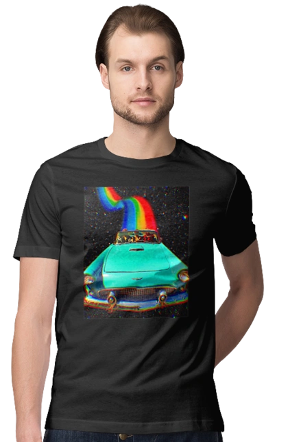 Картина, машина в космосе