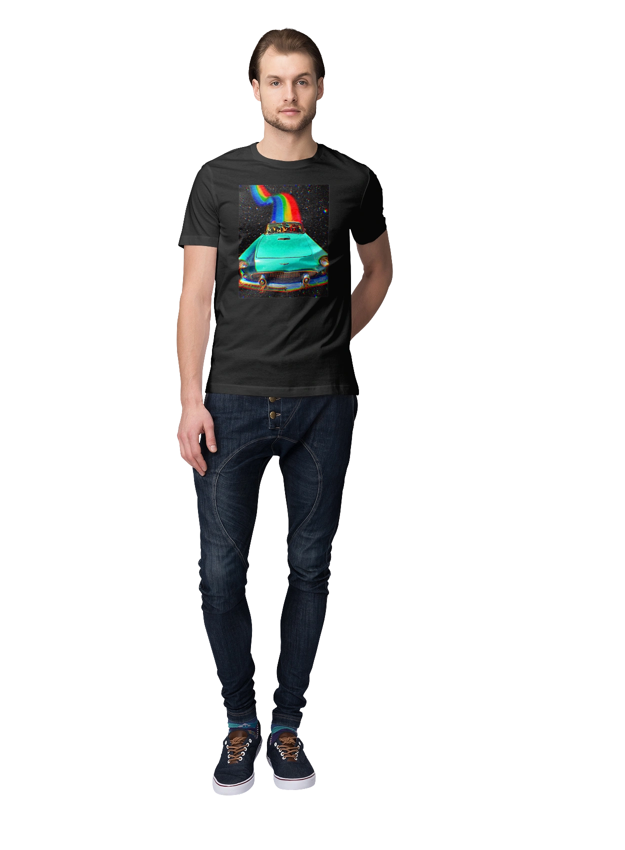 Картина, машина в космосе